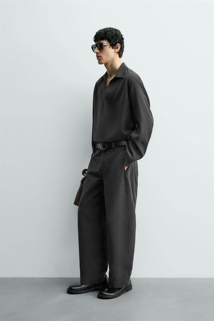 CAMISA POLO FLUIDA - Imagen 3