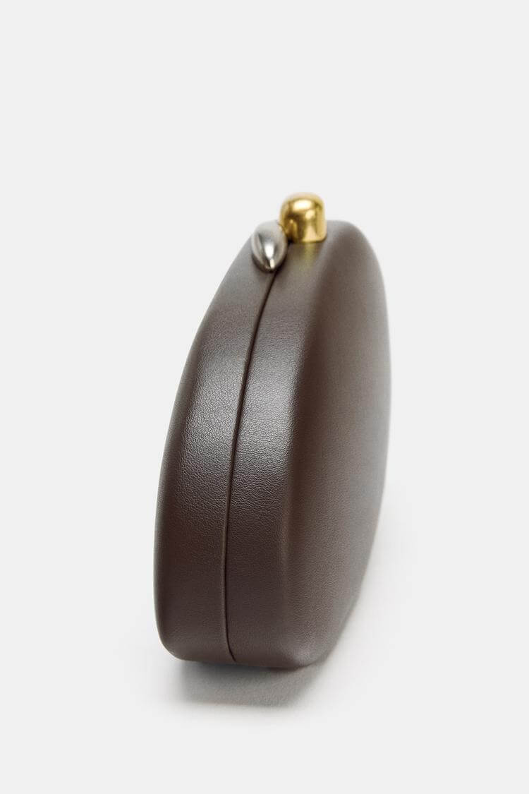 BOLSO CAJA CIERRE METALIZADO - Imagen 3