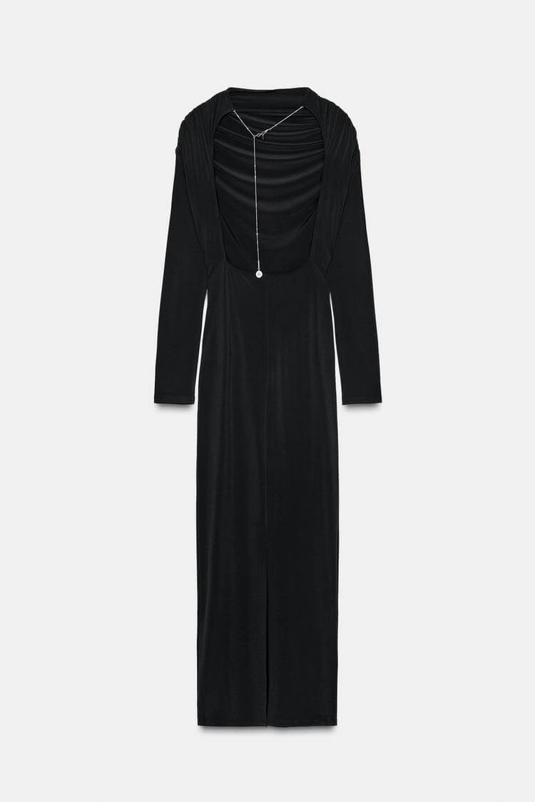 VESTIDO MIDI ELEGANTE - Imagen 4